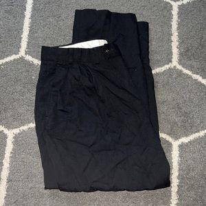 Nautica Super 100’s Imported Fabric Wool Blend Mens Black Dress Pants Size 38/30